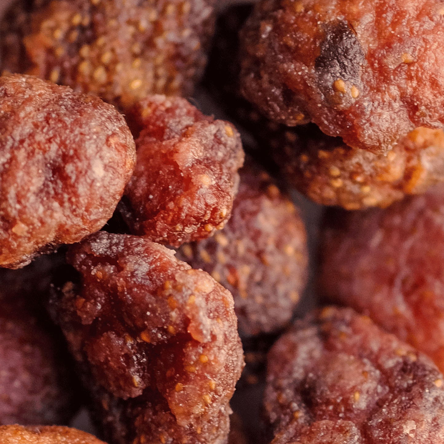 Organic Dried Strawberries - Dried Fruit Snacks, No Sulphite