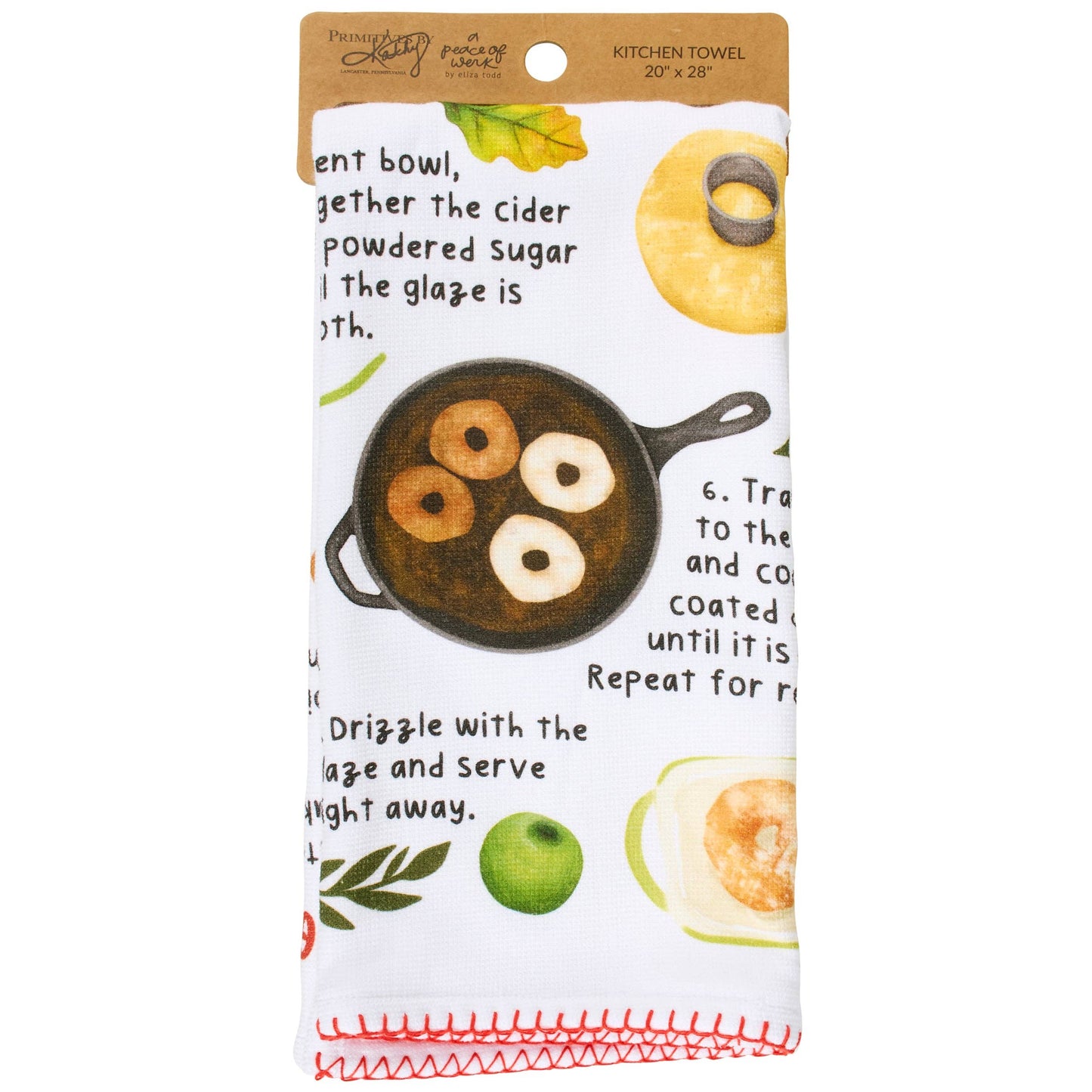Apple Cider Donuts Kitchen Towel