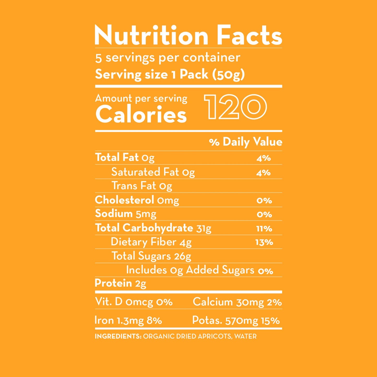 Organic Dried Apricots - No Added Sugars, Dried Fruit Snacks