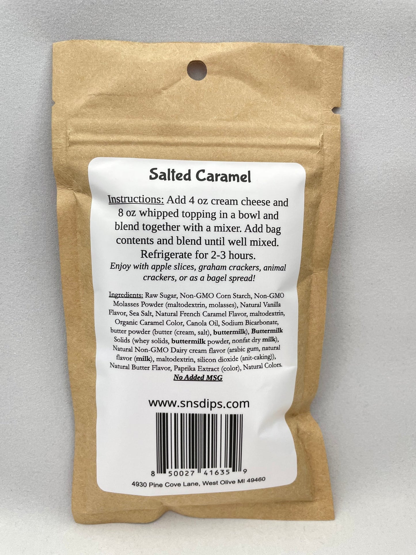 Salted Caramel Dip Mix