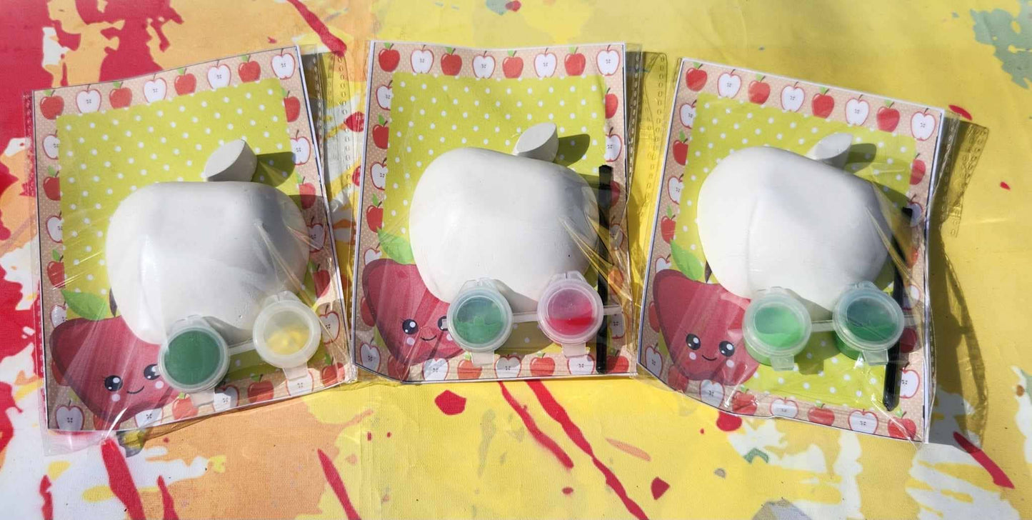 Apple Paint Kits l Kids Art l Apple Party Favors l Kids Gift