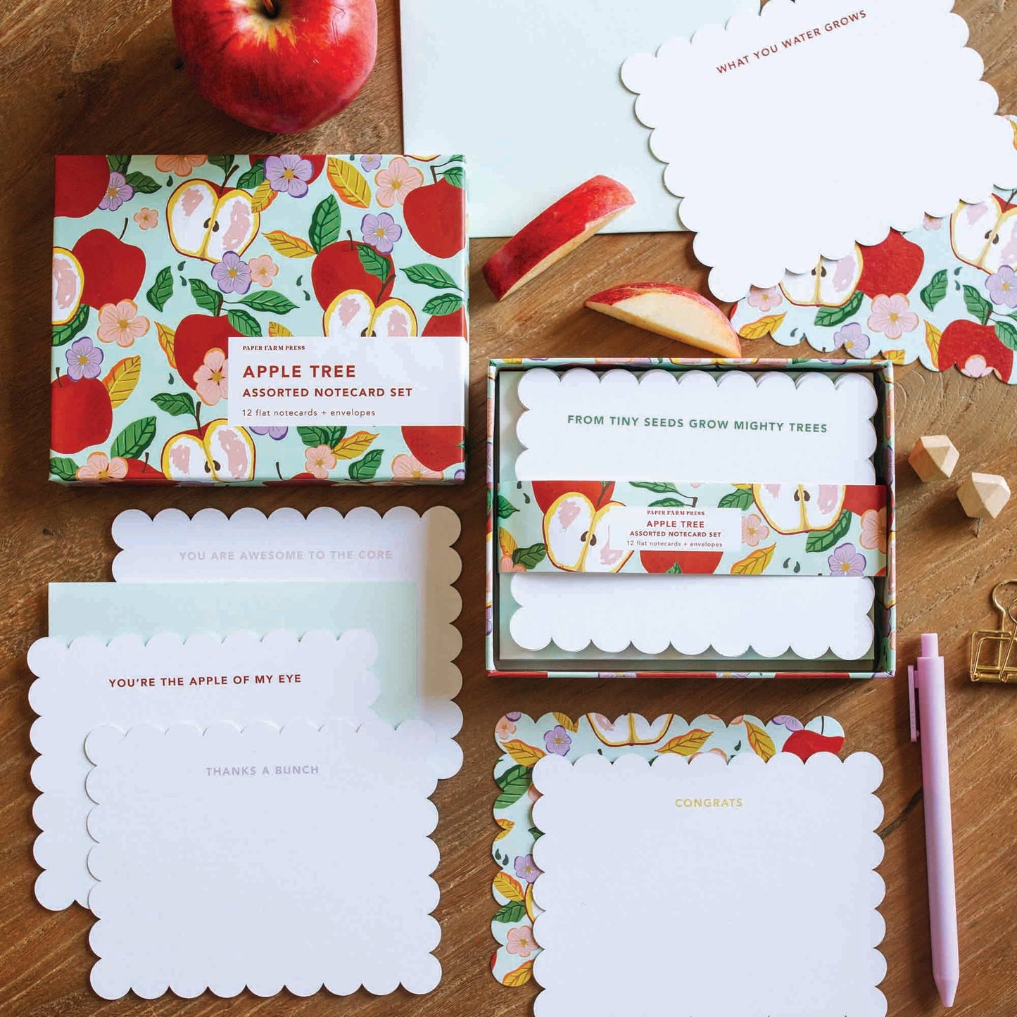 Apple Tree Assorted Notecard Set