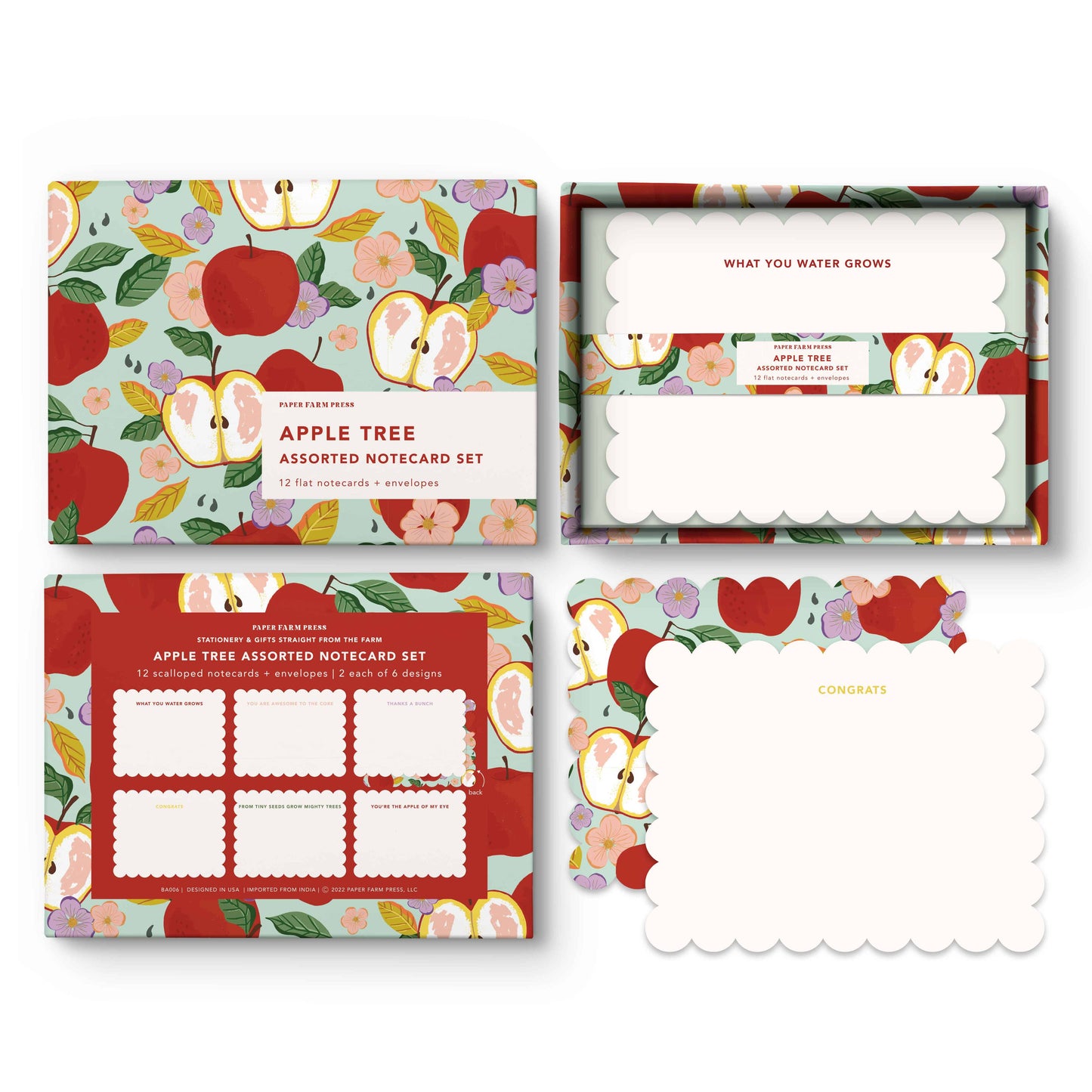 Apple Tree Assorted Notecard Set