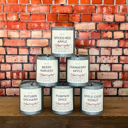 Pumpkin Spice Tin Fall Decor Candle - Farmhouse Candles