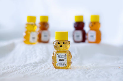 Mini Honey Bear - Raw Wildflower Honey