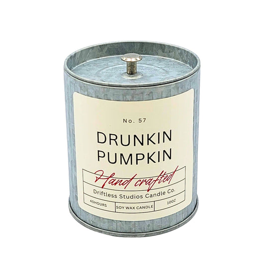 Drunkin Pumpkin Fall Farmhouse Candle - Halloween Candles