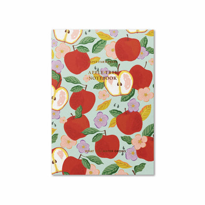 What you Water Grows Apple Tree  Stitched Notebook