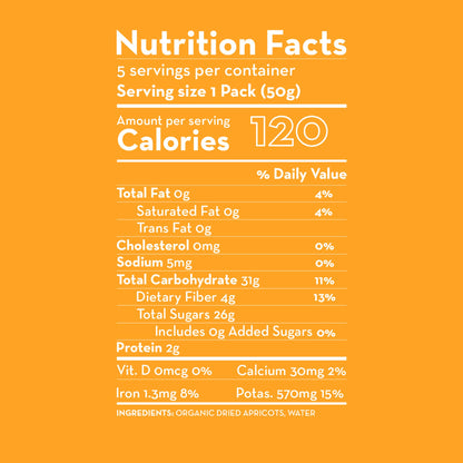 Organic Dried Apricots - No Added Sugars, Dried Fruit Snacks