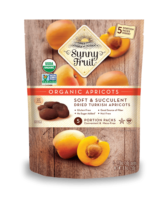 Organic Dried Apricots - No Added Sugars, Dried Fruit Snacks