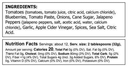 Truly Natural Medium Blueberry Salsa