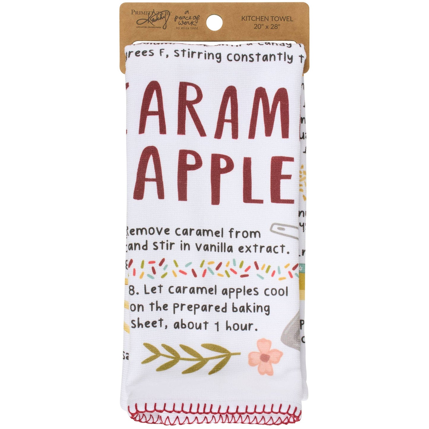 Caramel Apples Kitchen Towel
