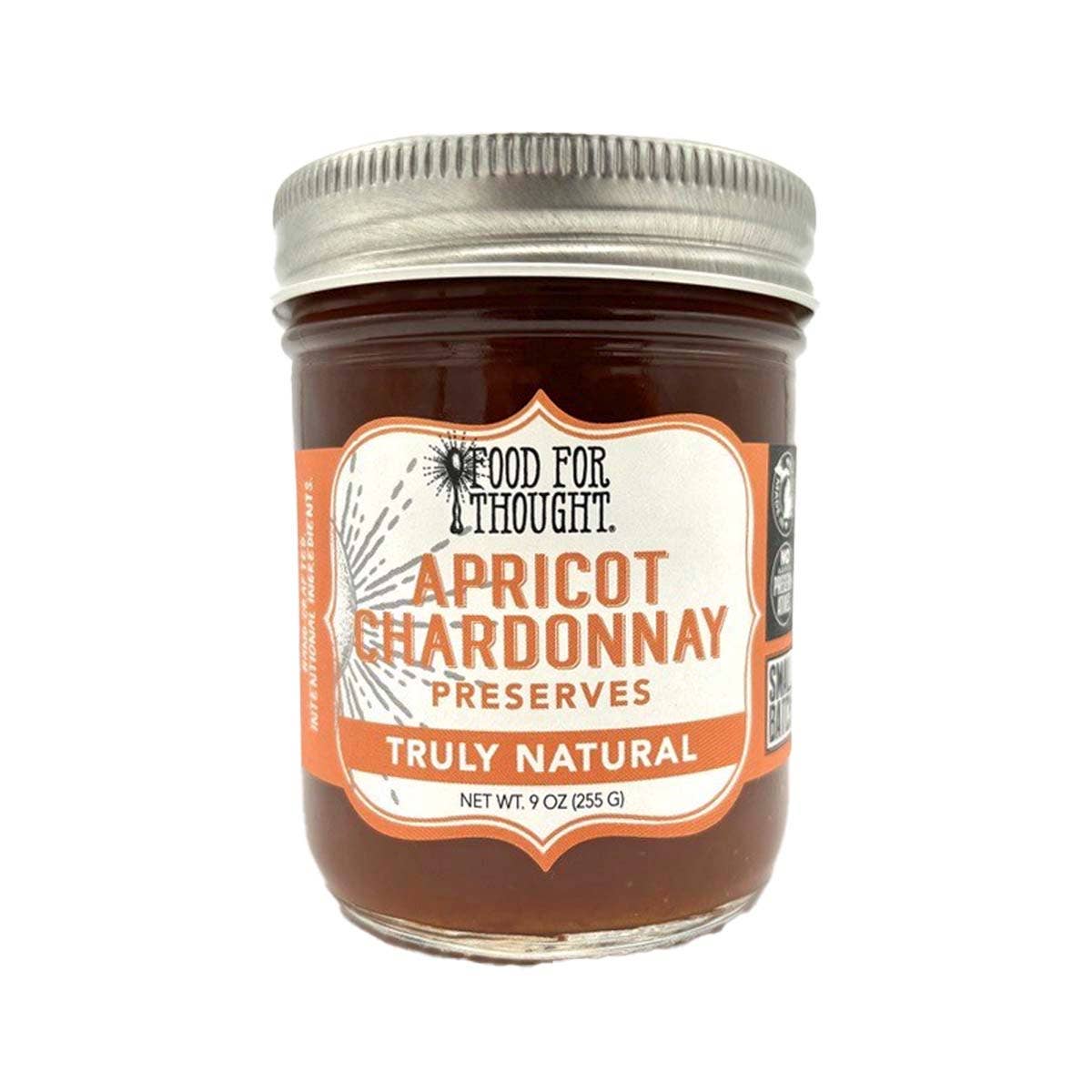 Truly Natural Apricot Chardonnay Preserves