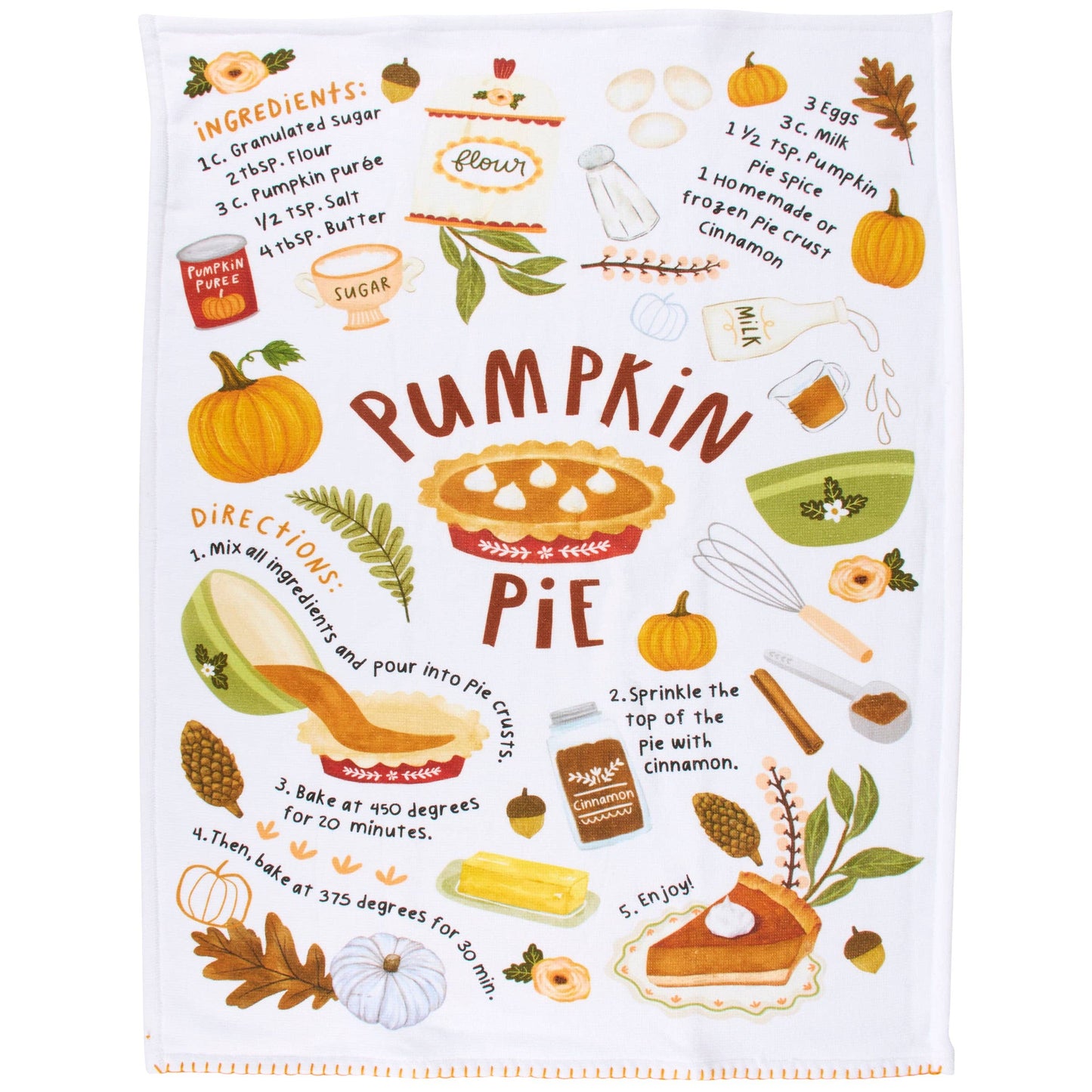 Pumpkin Pie Kitchen Towel