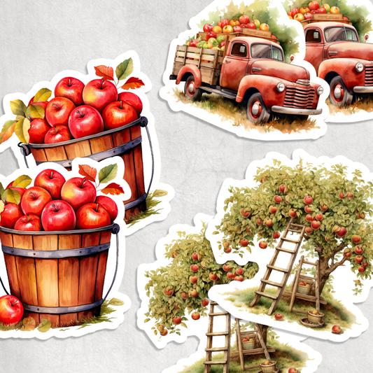 Apple Orchard Vinyl Sticker Bundle