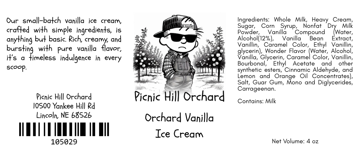 Orchard Vanilla Ice Cream