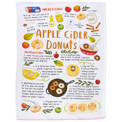 Apple Cider Donuts Kitchen Towel