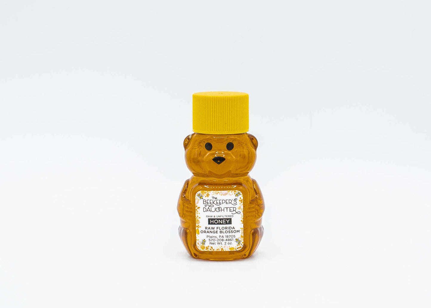 Mini Honey Bear - Raw Florida Orange Blossom Honey