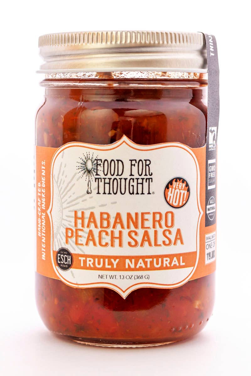 Truly Natural Habanero Peach Salsa