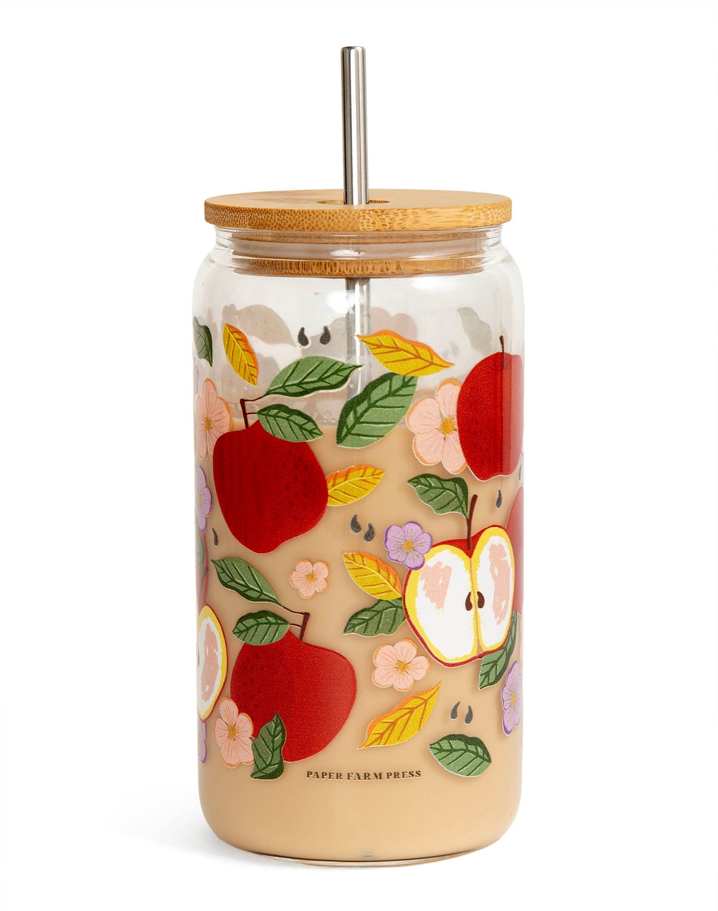 Apple Tree Glass Can